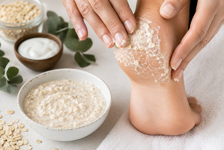 Curd for cracked heels