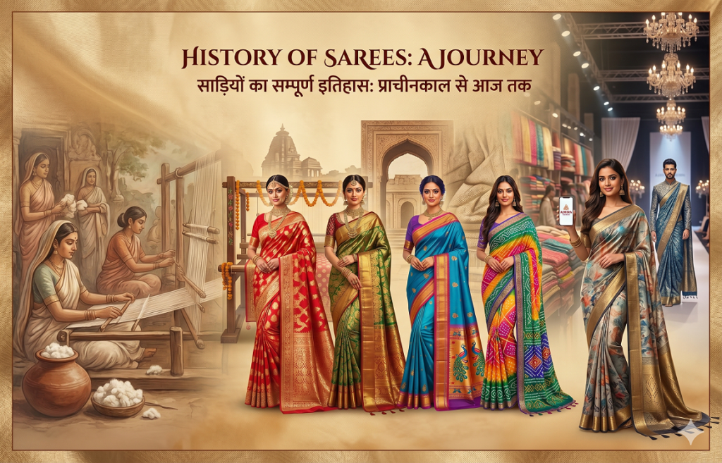 सिंधु घाटी से मॉडर्न रैंप तक: जानिए भारतीय साड़ी का 4000 साल पुराना दिलचस्प इतिहास!