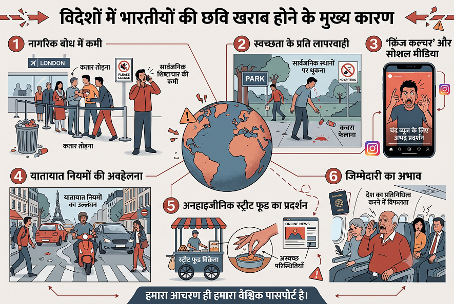भारतीय नागरिक बोध और वैश्विक छवि [Indian Civic Sense and Global Image]